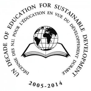 sustainable education decade ENGL Logo